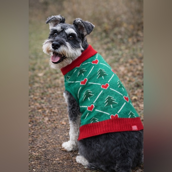 Build-A-Bear Other - Boots & Barkley Holiday Dog Sweater Large Green Red